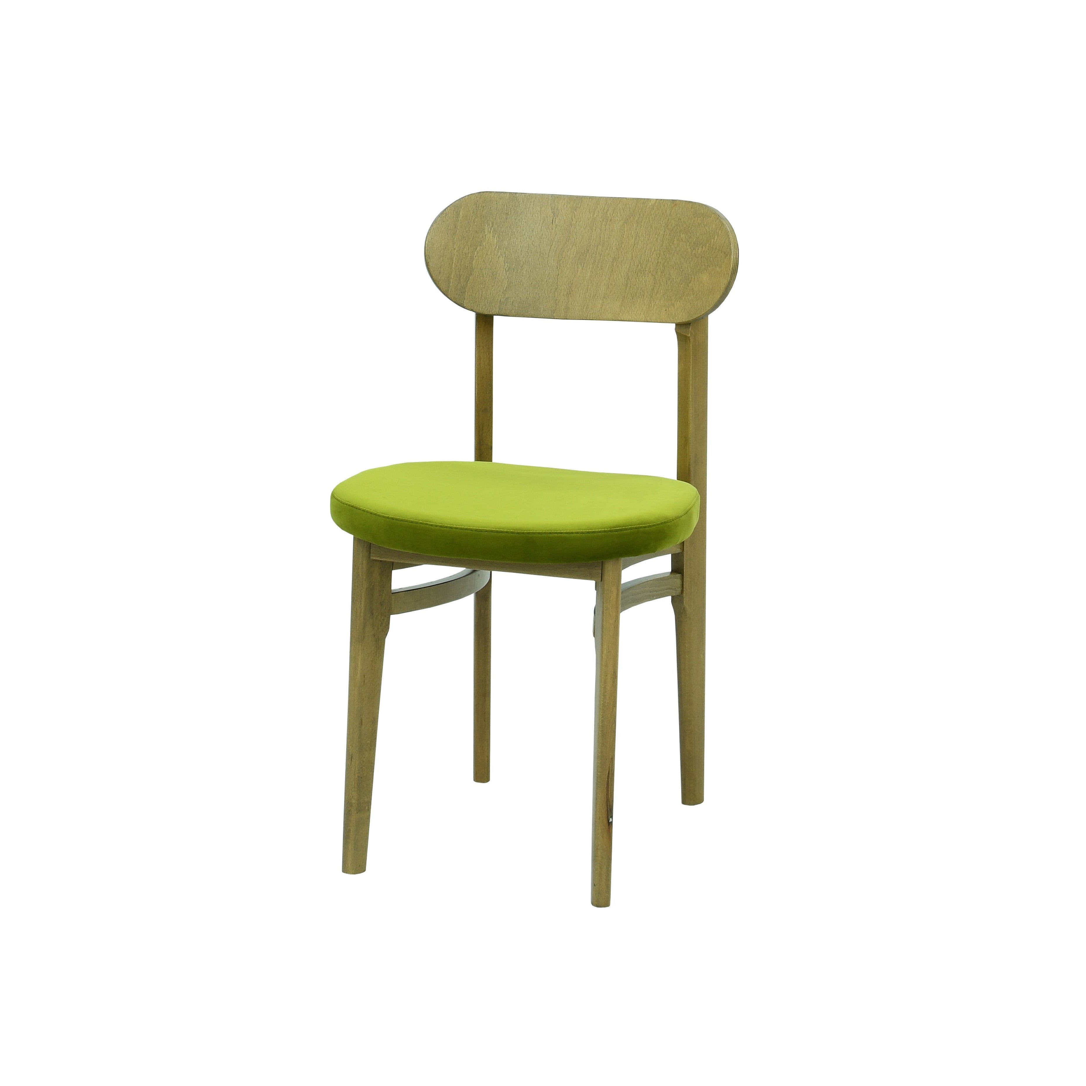 Designstuhl aus Stoff oder Leder | Modell CLEO