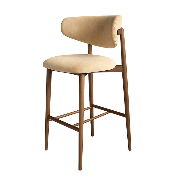 Barhocker aus Samt | Modell OLE