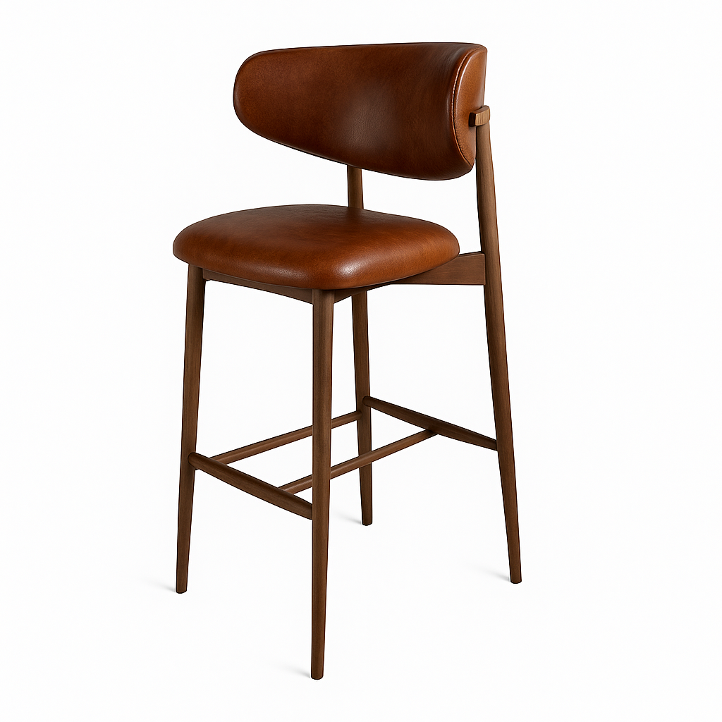 Barhocker aus Leder | Modell OLE